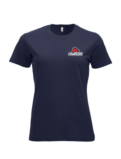 Recklinghausen Chargers T-Shirt kleiner Logodruck Damen