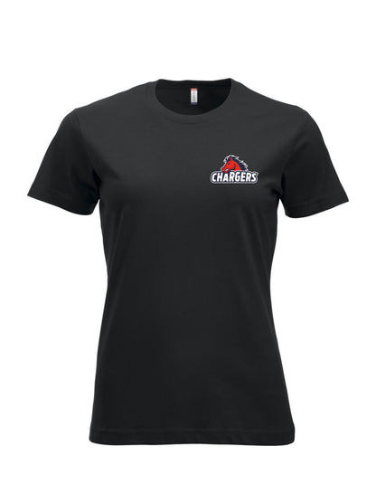 Recklinghausen Chargers T-Shirt kleiner Logodruck Damen