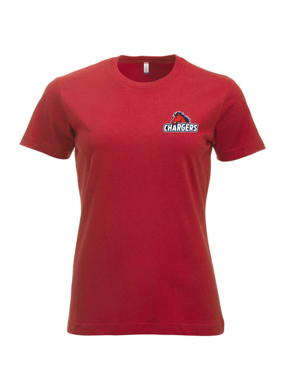 Recklinghausen Chargers T-Shirt kleiner Logodruck Damen
