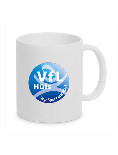 VfL Hüls Rollhockey Keramiktasse weiß 330 ml mit Logo