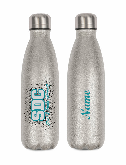 SDC Cheerleader Trinkflasche mit SPARK-Oberfläche 500 ml mit Name
