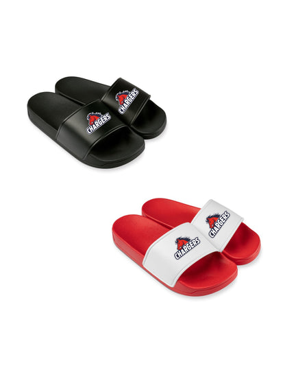 Recklinghausen Chargers Badelatschen mit Logodruck Unisex