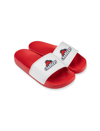 Recklinghausen Chargers Badelatschen mit Logodruck Unisex