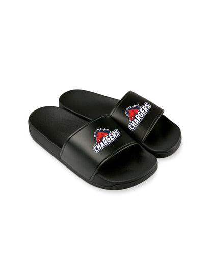 Recklinghausen Chargers Badelatschen mit Logodruck Unisex