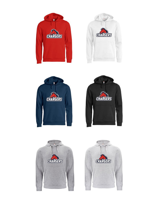 Recklinghausen Chargers Hoody mit großer Logodruck Unisex