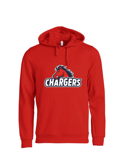 Recklinghausen Chargers Hoody mit großer Logodruck Unisex