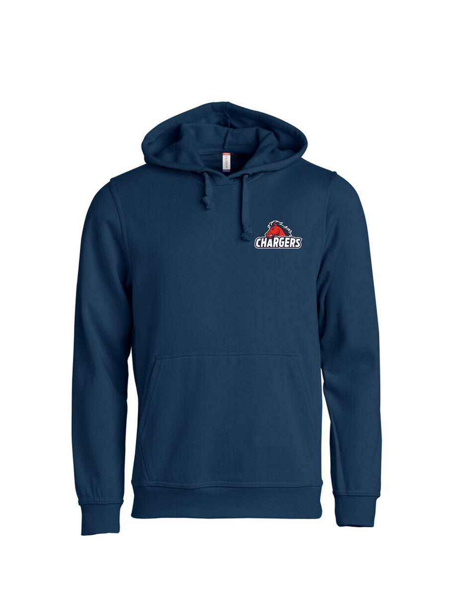 Recklinghausen Chargers Hoody mit kleiner Logodruck Unisex