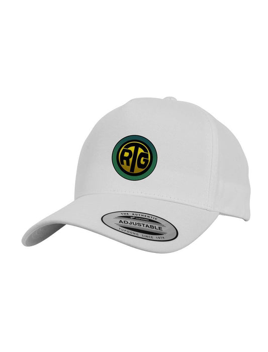 RTG Original Flexfit® 5-Panel Curved Classic Snapback mit Logodruck