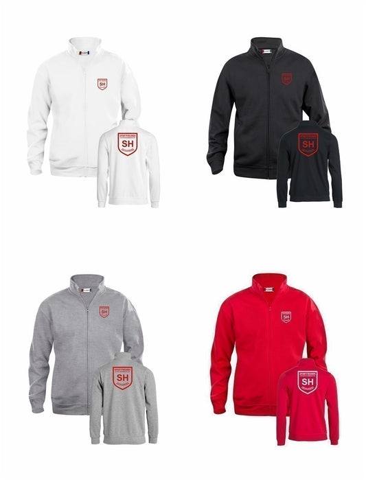Sportfreunde Stuckenbusch / Hochlarmark Cardigan Logo vorne & hinten