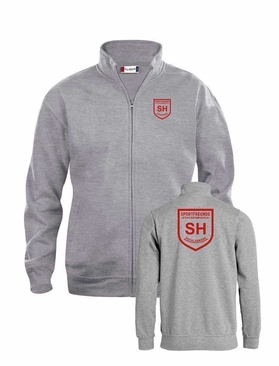 Sportfreunde Stuckenbusch / Hochlarmark Cardigan Logo vorne & hinten