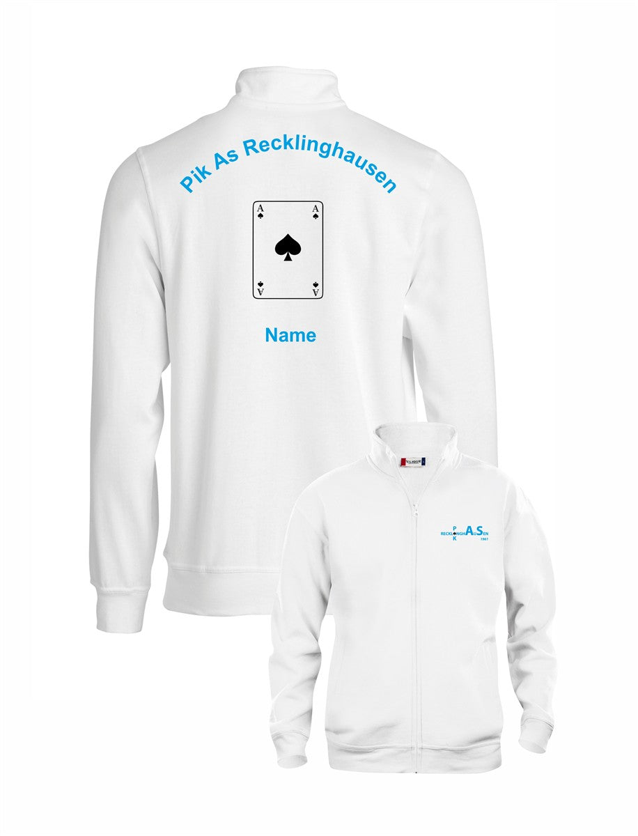 MIT NAME! Pik As Recklinghausen Cardigan inkl. Stick