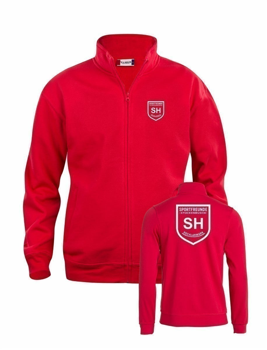 Sportfreunde Stuckenbusch / Hochlarmark Cardigan Logo vorne & hinten