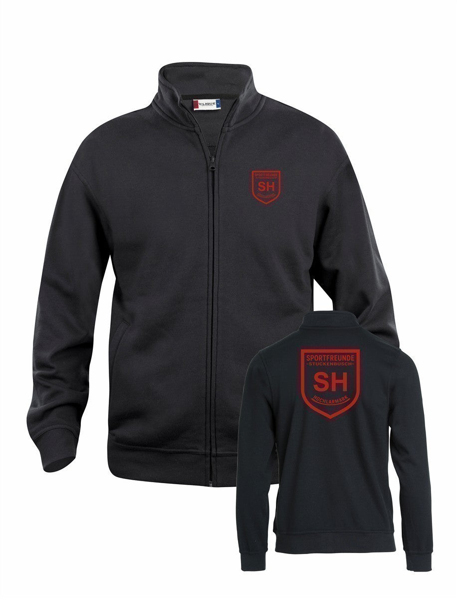 Sportfreunde Stuckenbusch / Hochlarmark Cardigan Logo vorne & hinten
