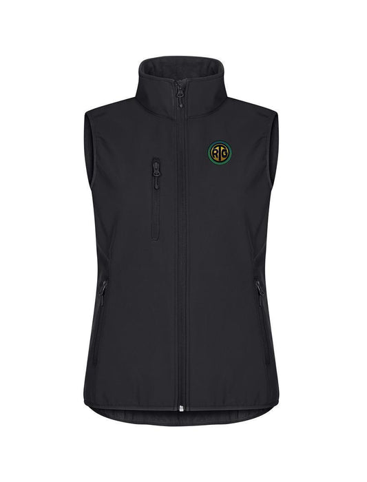 RTG Classic Softshell Weste Woman mit Logostickerei