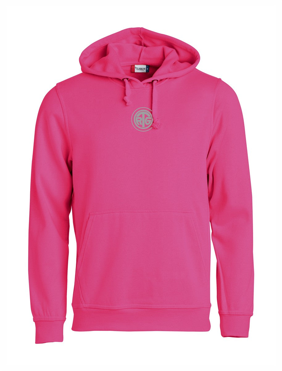 RTG TENNISPLATZ Design Hoodie Unisex pink mit Druck