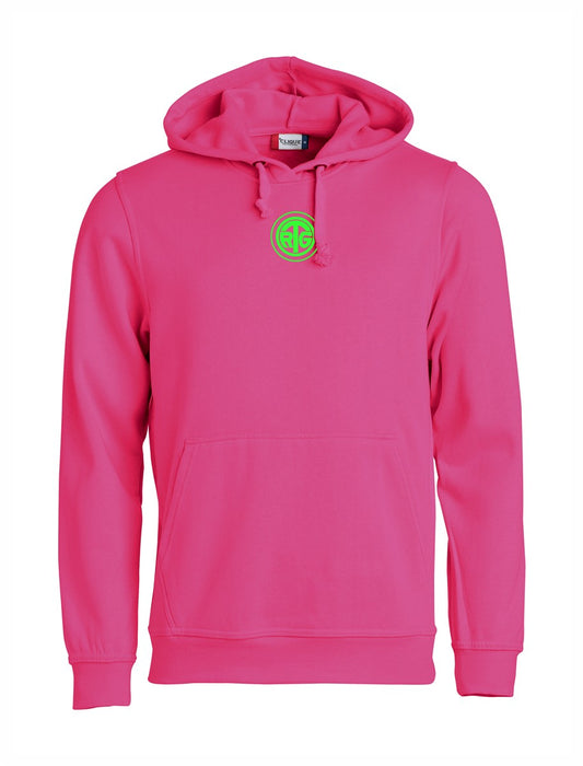 RTG TENNISPLATZ Design Hoodie Unisex pink mit Druck