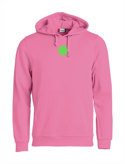 RTG TENNISPLATZ Design Hoodie Unisex helles pink mit Druck