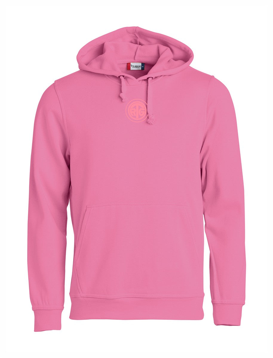 RTG TENNISPLATZ Design Hoodie Unisex helles pink mit Druck