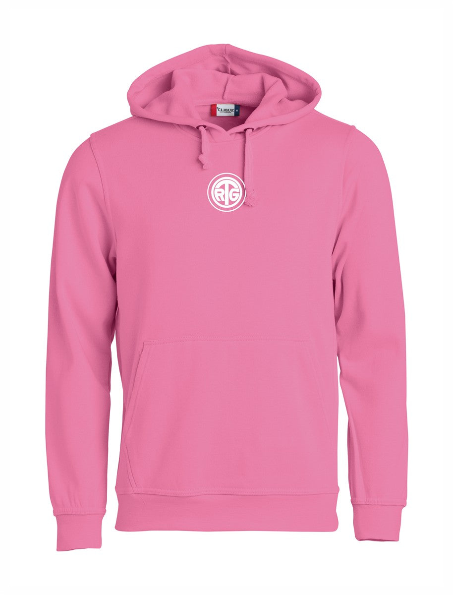 RTG TENNISPLATZ Design Hoodie Unisex helles pink mit Druck