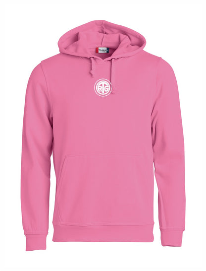 RTG TENNISPLATZ Design Hoodie Unisex helles pink mit Druck