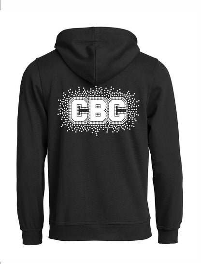 CBC Hoodie Unisex schwarz mit Logodruck