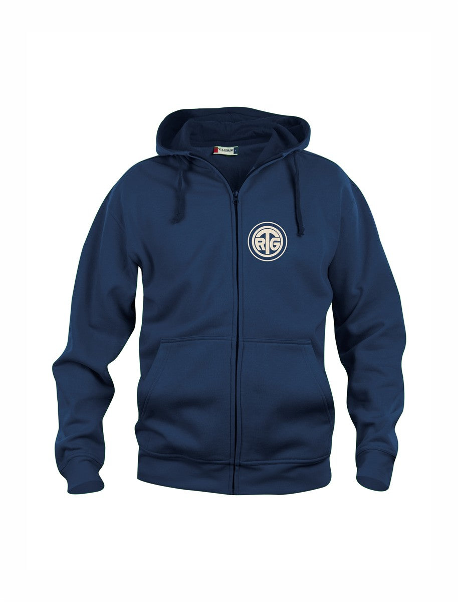 RTG TENNISPLATZ Design Hoody Kapuzenjacke Dark Navy Unisex mit Druck