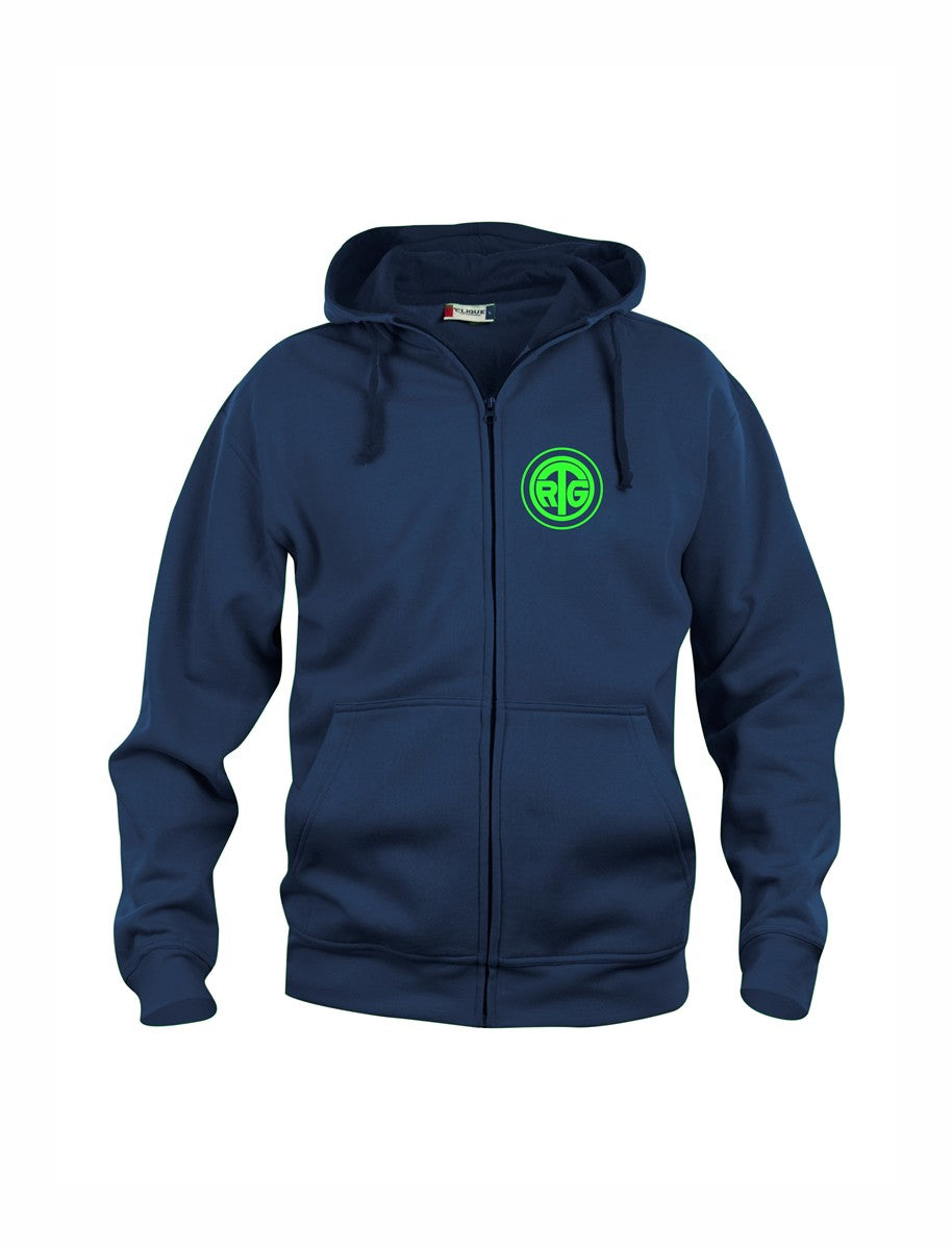 RTG TENNISPLATZ Design Hoody Kapuzenjacke Dark Navy Unisex mit Druck