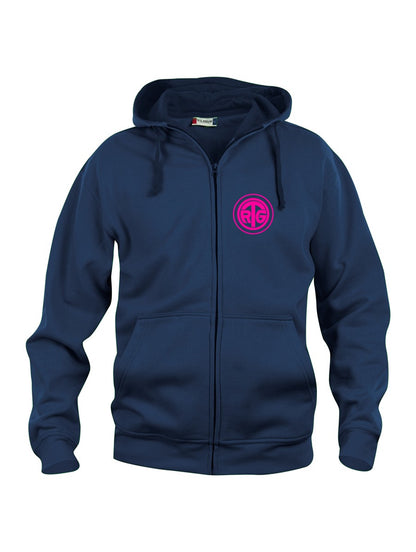RTG TENNISPLATZ Design Hoody Kapuzenjacke Dark Navy Unisex mit Druck