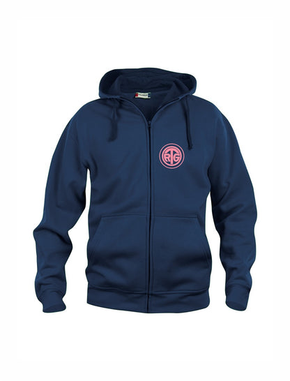 RTG TENNISPLATZ Design Hoody Kapuzenjacke Dark Navy Unisex mit Druck