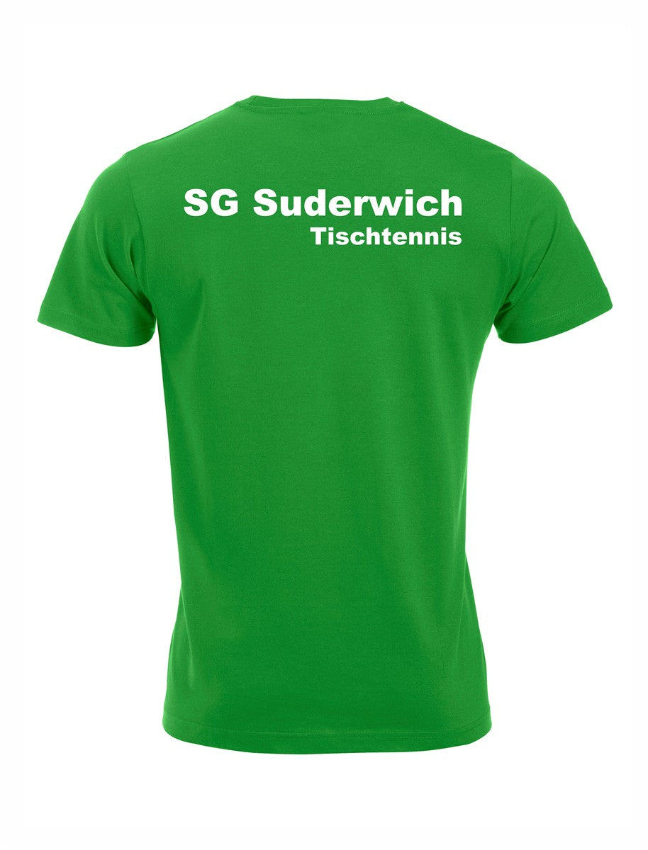 SG Suderwich Tischtennis T-Shirt Junior Grün mit Druck