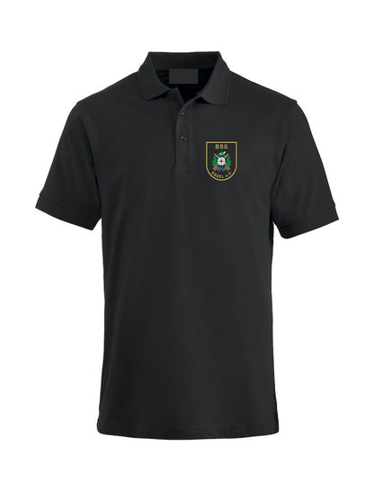 BSG Essel Superior Poloshirt Herren schwarz mit Logodruck