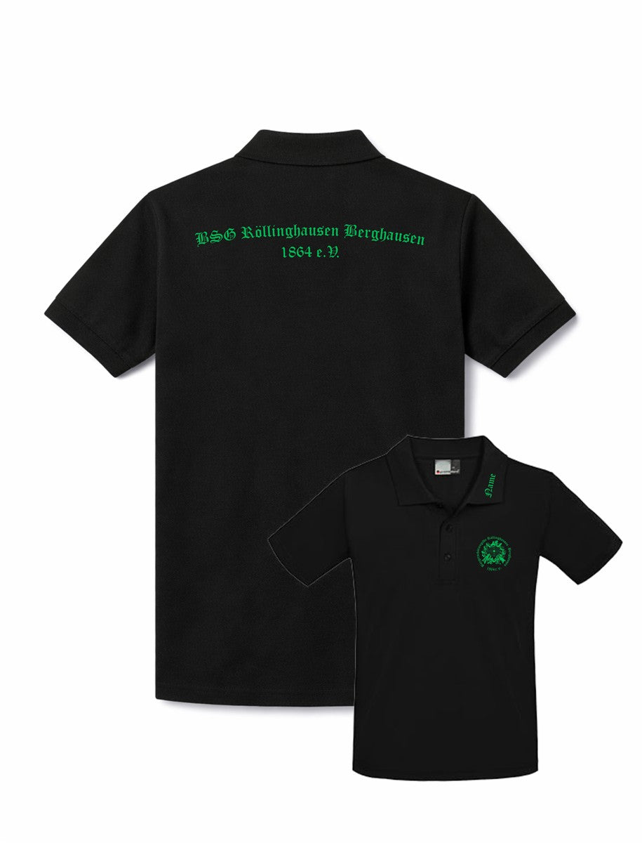 BSG Röllinghausen Superior Poloshirt Unisex inkl. Stick Wappen und Namen / Druck Rücken