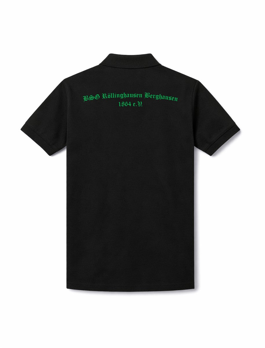 BSG Röllinghausen Superior Poloshirt Unisex inkl. Stick Wappen und Namen / Druck Rücken