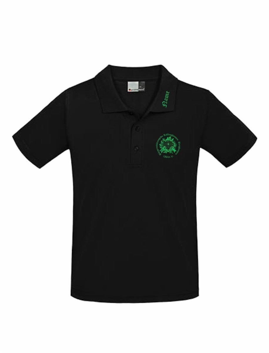 BSG Röllinghausen Superior Poloshirt Unisex inkl. Stick Wappen und Namen / Druck Rücken