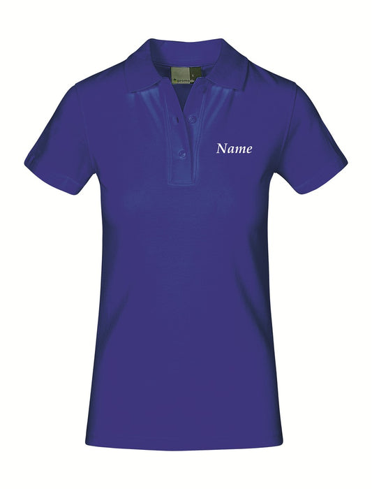 HFK Superior Poloshirt Royal Damen mit Druck