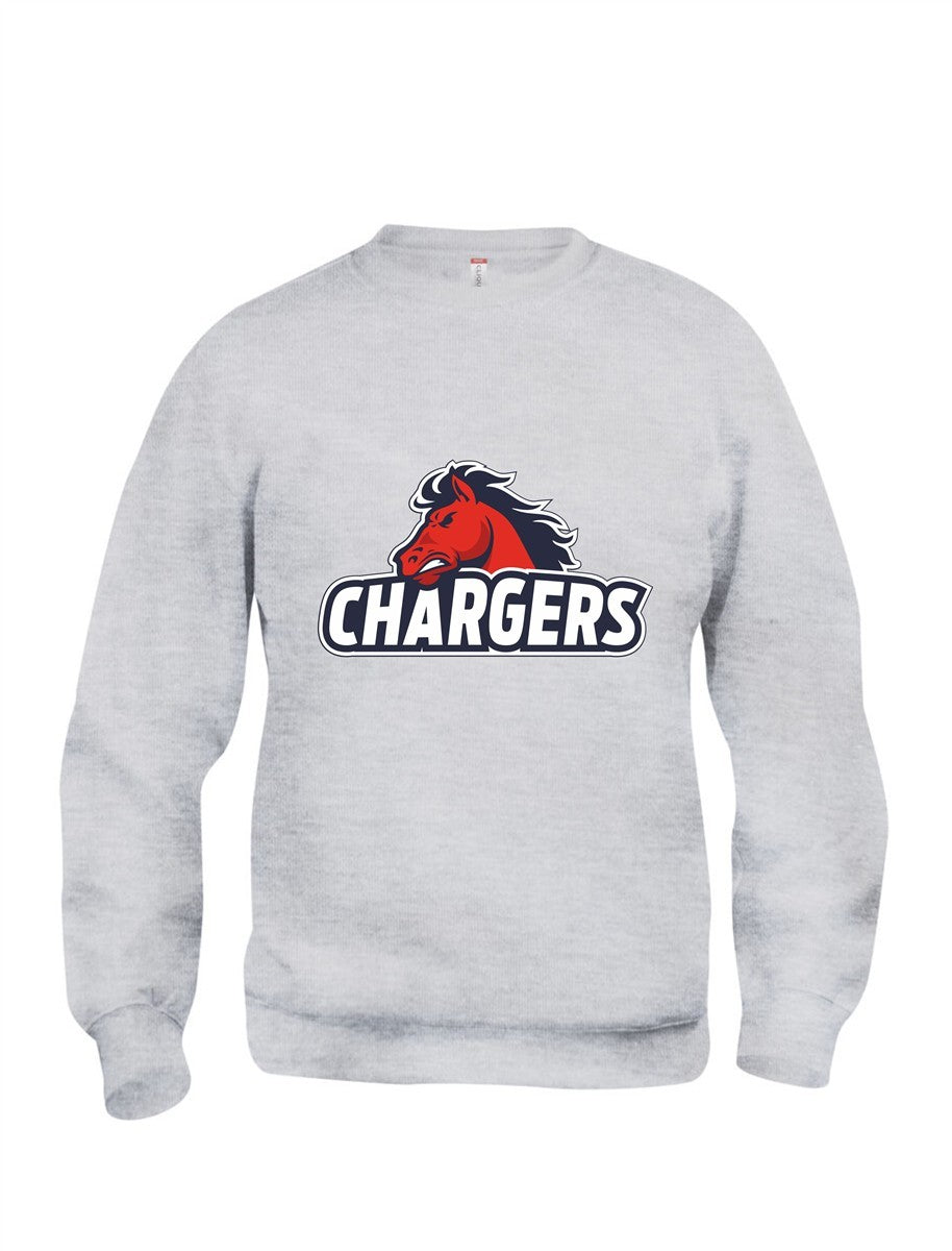 Recklinghausen Chargers Roundneck großer Logodruck Unisex