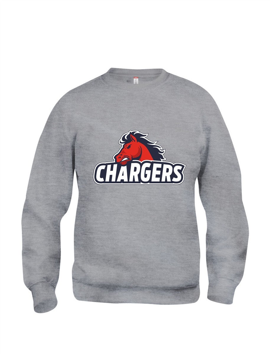 Recklinghausen Chargers Roundneck großer Logodruck Unisex