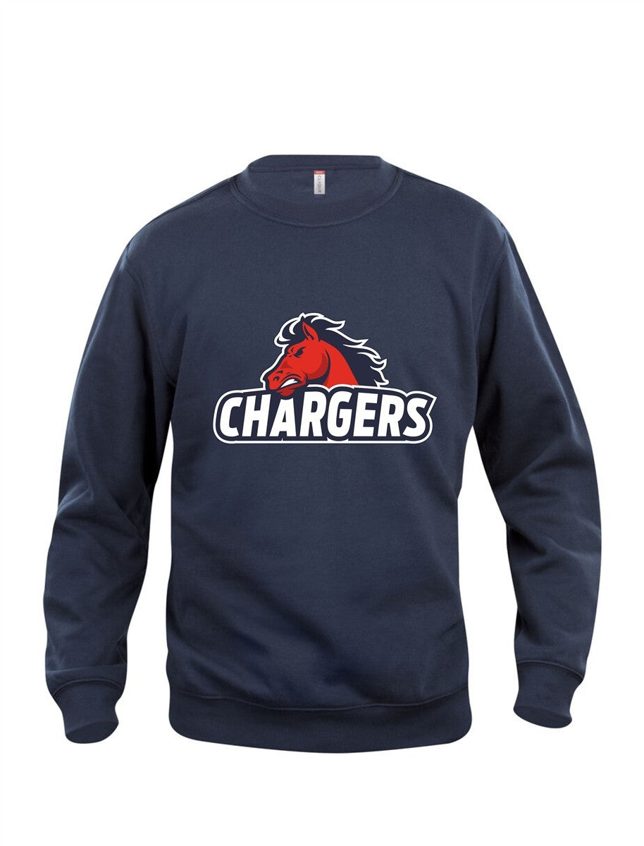 Recklinghausen Chargers Roundneck großer Logodruck Unisex