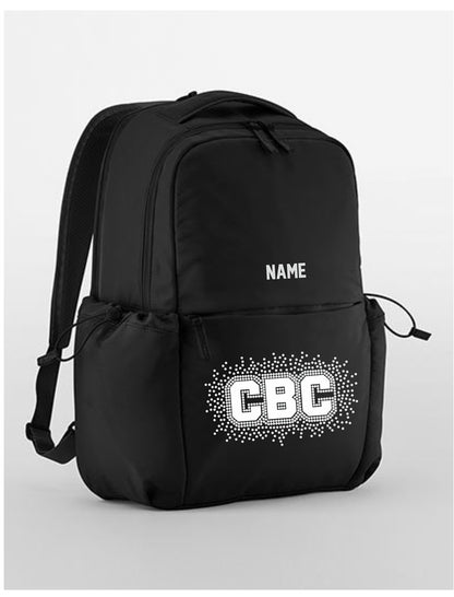 CBC Rucksack schwarz 20-29 Liter inkl. Logodruck + Name