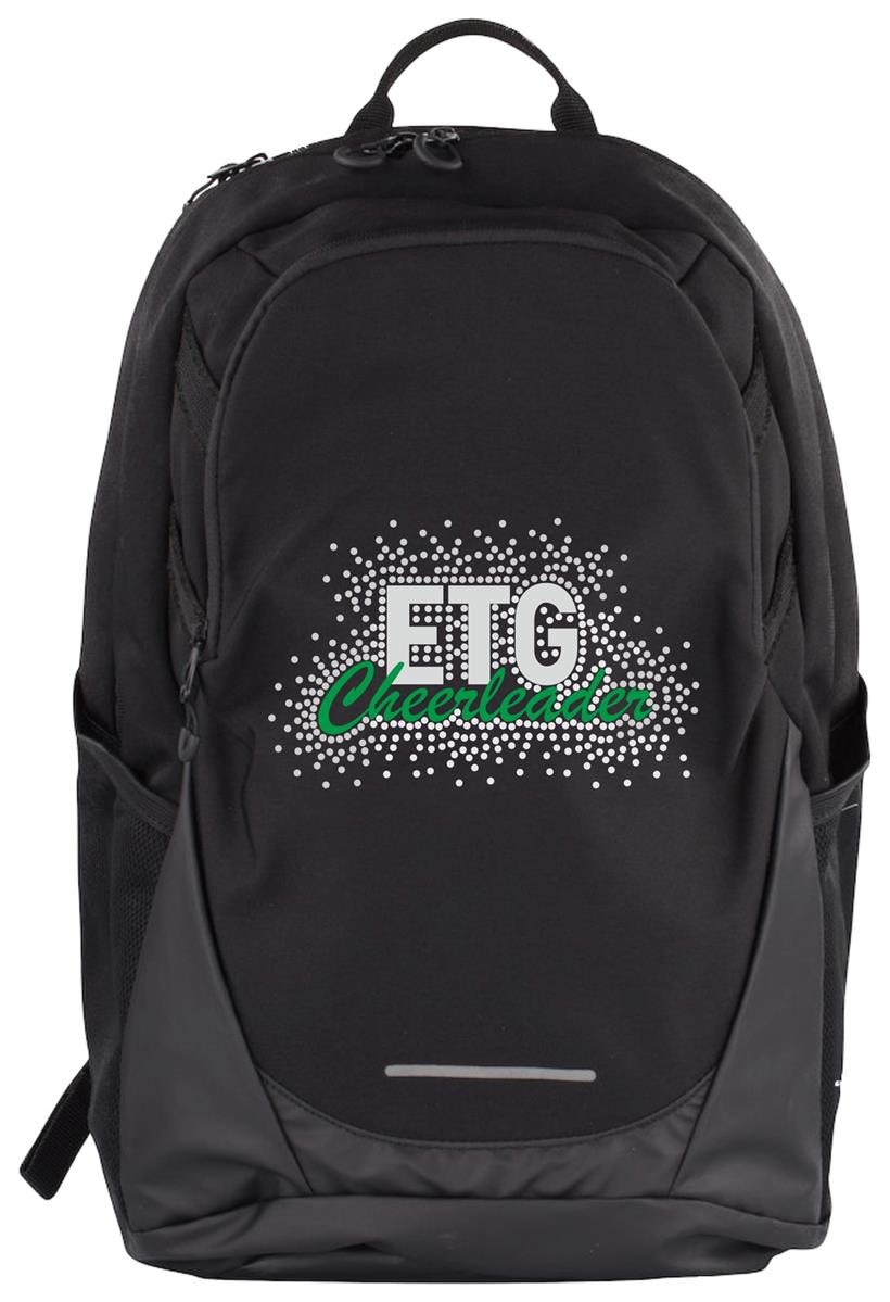 ETG Rucksack schwarz inkl. Druck