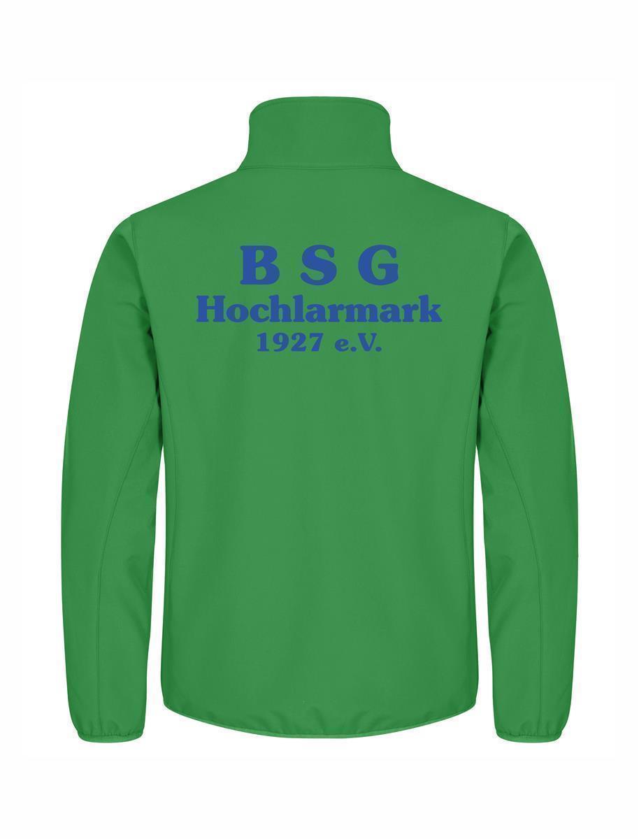 BSG Hochlarmark Softshelljacke Unisex mit Druck