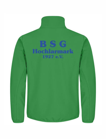 BSG Hochlarmark Softshelljacke Unisex mit Druck