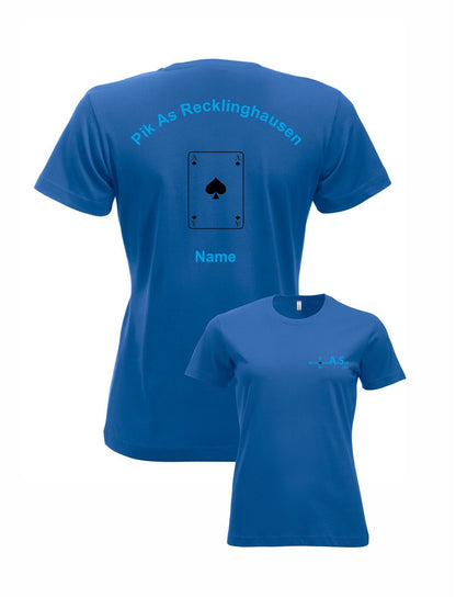 MIT NAME! Pik As Recklinghausen T-Shirt Damen inkl. Stick