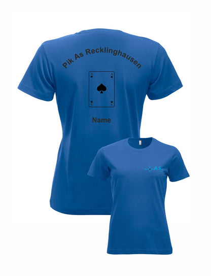 MIT NAME! Pik As Recklinghausen T-Shirt Damen inkl. Stick