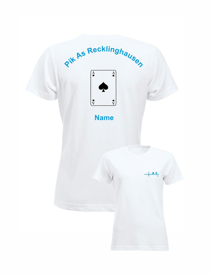 MIT NAME! Pik As Recklinghausen T-Shirt Damen inkl. Stick