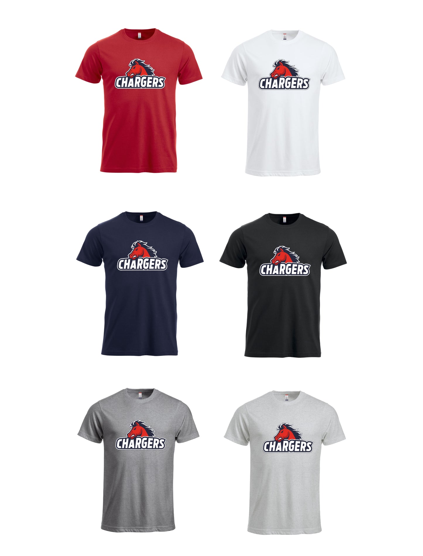 Recklinghausen Chargers T-Shirt großer Logodruck Unisex