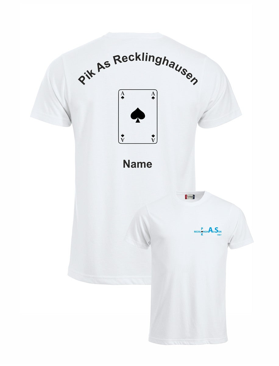 MIT NAME! Pik As Recklinghausen T-Shirt Unisex inkl. Stick