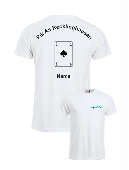 MIT NAME! Pik As Recklinghausen T-Shirt Unisex inkl. Stick