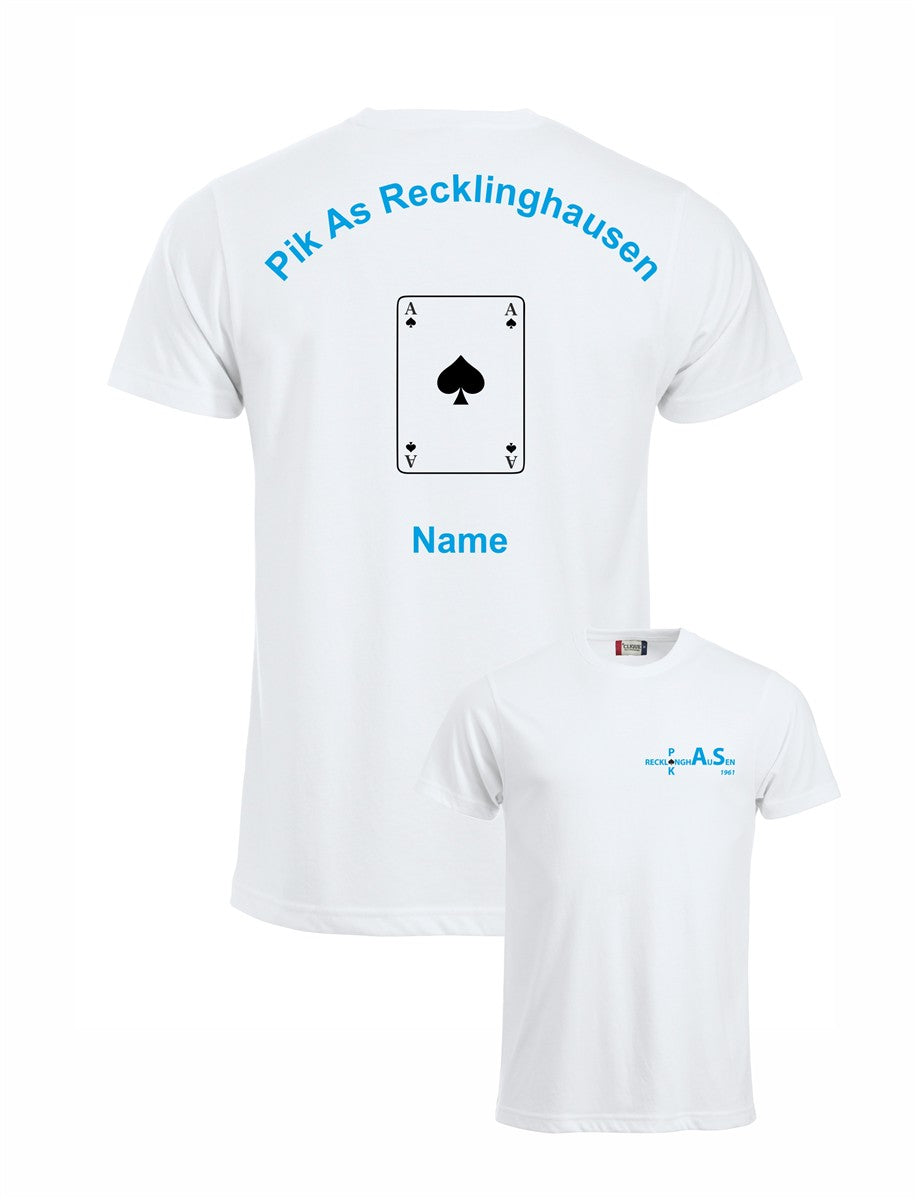 MIT NAME! Pik As Recklinghausen T-Shirt Unisex inkl. Stick