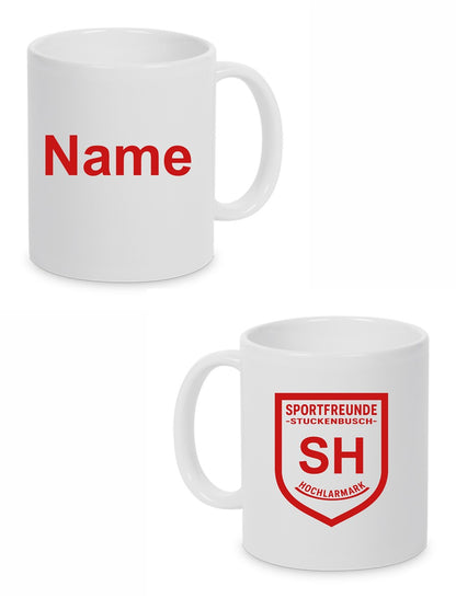 Sportfreunde Stuckenbusch / Hochlarmark Tasse weiß 330 ml